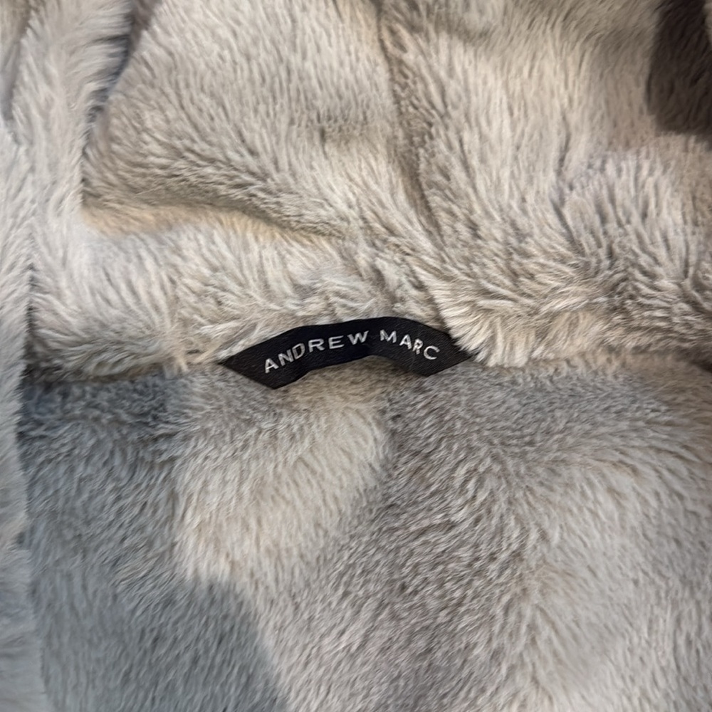 Andrew Mark Lavender Reversible Puffer Coat View 5